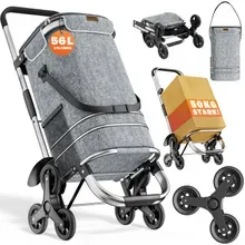 Einkaufstrolley Treppensteiger Grau Einkaufstrolley Treppensteiger Grau