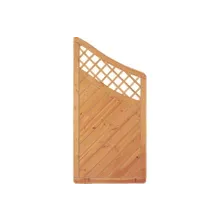 Sichtschutzzaun Holz Douglasie Bogen 90 x 180/140 cm (Serie: Doben) Sichtschutzzaun Holz Douglasie Bogen 90 x 180/140 cm (Serie: Doben)