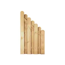 Sichtschutzzaun Holz Kiefer/Fichte Bogenabschluss 90 x 160/110 cm (Serie Eversten) Sichtschutzzaun Holz Kiefer/Fichte Bogenabschluss 90 x 160/110 cm (Serie Eversten)