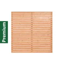 Rhombus Sichtschutz, Premium Douglasie, 178,5 cm (B) x 181 cm (H), Rhombusleisten ca. 24 x 78 mm - natur Rhombus Sichtschutz, Premium Douglasie, 178,5 cm (B) x 181 cm (H), Rhombusleisten ca. 24 x 78 mm - natur