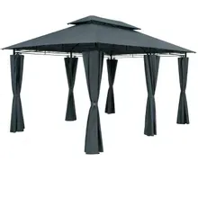 Pavillon Topas Anthrazit 3x4m UV-Schutz 50+ Pavillon Topas Anthrazit 3x4m UV-Schutz 50+