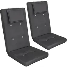 Stuhlauflage 2er-Set Vanamo Grau 118x45x7cm Stuhlauflage 2er-Set Vanamo Grau 118x45x7cm