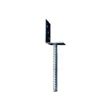Universal L-Pfostenträger für BSH / KVH, mit Riffelstahldolle, feuerverzinkt, für Pfosten 9 x 9 cm Universal L-Pfostenträger für BSH / KVH, mit Riffelstahldolle, feuerverzinkt, für Pfosten 9 x 9 cm