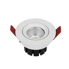 LED Einbaustrahler 8W 24V DC, 2700K Warmweiß, CRI 95, 60° Reflektor, dimmbar, Lochmaß Ø68 mm LED Einbaustrahler 8W 24V DC, 2700K Warmweiß, CRI 95, 60° Reflektor, dimmbar, Lochmaß Ø68 mm