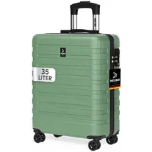 Deuba® Hartschalenkoffer New York Pastellgrün 35L Handgepäck Rollen 360º ABS Deuba® Hartschalenkoffer New York Pastellgrün 35L Handgepäck Rollen 360º ABS