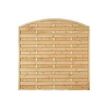 Sichtschutzzaun Holz Bogen Kiefer/Fichte 180 x 180/160 cm (Serie Baltrum) Sichtschutzzaun Holz Bogen Kiefer/Fichte 180 x 180/160 cm (Serie Baltrum)