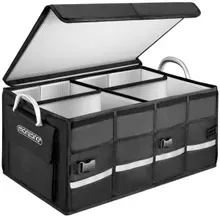 monzana® Kofferraumtasche Schwarz 60x35x30cm isoliert monzana® Kofferraumtasche Schwarz 60x35x30cm isoliert