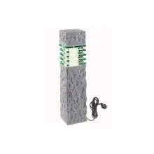 Wege-/Ambiente-Leuchte WEGA, Granitoptik hellgrau, 405 (H) x 105 (B) x 105 (T) mm, 3 Watt Wege-/Ambiente-Leuchte WEGA, Granitoptik hellgrau, 405 (H) x 105 (B) x 105 (T) mm, 3 Watt