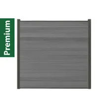 XXXL Premium Komplettset, WPC Coex. Zaun, grau, 20 mm (S) x 1790 mm (B) x 1750 mm (H), Modulares Zaunsystem / Sichtschutz / Steckzaun inkl. Start- und Abschlussprofil (Serie WoodoSylt ohne Pfosten) XXXL Premium Komplettset, WPC Coex. Zaun, grau, 20 mm (S) x 1790 mm (B) x 1750 mm (H), Modulares Zaunsystem / Sichtschutz / Steckzaun inkl. Start- und Abschlussprofil (Serie WoodoSylt ohne Pfosten)