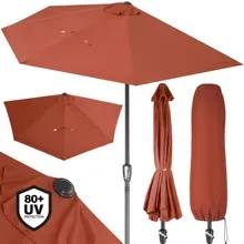 Terrassen-Sonnenschirm Terrakotta UV-Schutz 80+ Terrassen-Sonnenschirm Terrakotta UV-Schutz 80+