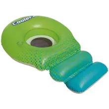 Bestway Bestway Schwimmliege Grün-Blau mit Netz Bestway Bestway Schwimmliege Grün-Blau mit Netz