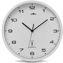 Funkwanduhr Weiß Ø31cm Funkwanduhr Weiß Ø31cm