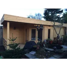 Gartenhaus mit Geräteschuppen & Terrasse “Paula” 5x3m | Großes Gartenhaus 3x8m | Großes Gartenhaus mit Schuppen Gartenhaus mit Geräteschuppen & Terrasse “Paula” 5x3m | Großes Gartenhaus 3x8m | Großes Gartenhaus mit Schuppen
