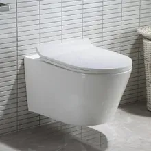 HOROW UG05R Spülrandloses Wand-WC aus Keramik mit abnehmbarem Soft HOROW UG05R Spülrandloses Wand-WC aus Keramik mit abnehmbarem Soft
