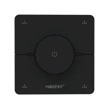 MiBoxer K0 LED Drehregler-Fernbedienung Schwarz – für CCT und einfarbige LED Streifen, 2,4 GHz Funk, 1 Zone mit Szenenspeicher MiBoxer K0 LED Drehregler-Fernbedienung Schwarz – für CCT und einfarbige LED Streifen, 2,4 GHz Funk, 1 Zone mit Szenenspeicher