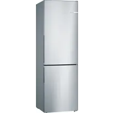 BOSCH Serie 4 Freistehende Kühl-Gefrier-Kombination mit Gefrierbereich unten 186 x 60 cm Metall-Optik KGV36VLEA BOSCH Serie 4 Freistehende Kühl-Gefrier-Kombination mit Gefrierbereich unten 186 x 60 cm Metall-Optik KGV36VLEA