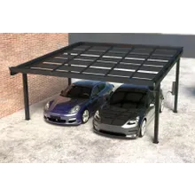 Carport Bausatz für 2 PKW, Aluminium, ohne Solarmodule, Carportmaße 5200 x 5850 x 3000 mm Carport Bausatz für 2 PKW, Aluminium, ohne Solarmodule, Carportmaße 5200 x 5850 x 3000 mm