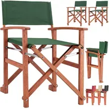 Regiestuhl Grün 2er-Set Eukalyptusholz FSC®-zertifiziert Klappbar Regiestuhl Grün 2er-Set Eukalyptusholz FSC®-zertifiziert Klappbar