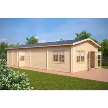 Holzhaus “Klassenzimmer” 12x5m | Holzhaus mit Klassenzimmer | Großes Gartenhaus aus Holz | 5x12m großes Gartenhaus Holzhaus “Klassenzimmer” 12x5m | Holzhaus mit Klassenzimmer | Großes Gartenhaus aus Holz | 5x12m großes Gartenhaus