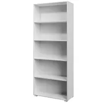 Bücherregal Vela Weiß 5 Fächer Bücherregal Vela Weiß 5 Fächer