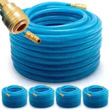 monzana® Druckluftschlauch 5er-Set 20m Schnellkupplung/Stecker monzana® Druckluftschlauch 5er-Set 20m Schnellkupplung/Stecker