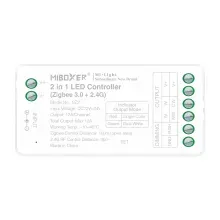 MiBoxer SZ2 Zigbee 3.0 & 2.4G Funk LED Controller – 2-in-1, einfarbig & CCT, 12-24 V, 12 A, Push-Dim MiBoxer SZ2 Zigbee 3.0 & 2.4G Funk LED Controller – 2-in-1, einfarbig & CCT, 12-24 V, 12 A, Push-Dim