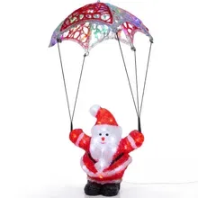 Deuba® LED Acryl Figur Weihnachtsmann mit Fallschirm Deuba® LED Acryl Figur Weihnachtsmann mit Fallschirm
