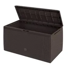 Casaria® Gartenbox 290L Braun Rato Plus mit Rollen wetterfest Casaria® Gartenbox 290L Braun Rato Plus mit Rollen wetterfest