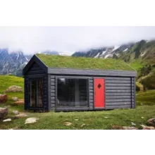 Tiny House Fertighaus “HyggeHut” | Winterfestes Blockhaus 8x3m Tiny House Fertighaus “HyggeHut” | Winterfestes Blockhaus 8x3m