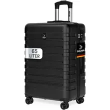 Deuba® Hartschalenkoffer New York Schwarz 65L Rollen 360º ABS Deuba® Hartschalenkoffer New York Schwarz 65L Rollen 360º ABS