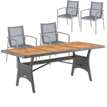 Garten-Sitzgruppe 5-tlg Akazienholz FSC®-zertifiziert Garten-Sitzgruppe 5-tlg Akazienholz FSC®-zertifiziert