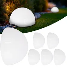 monzana® LED Solarleuchte 6er-Set halbrund monzana® LED Solarleuchte 6er-Set halbrund