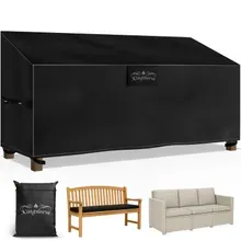 Kingsleeve® Abdeckplane Gartenbank Anthrazit 163x66x63/89cm 9100mm Wassersäule Kingsleeve® Abdeckplane Gartenbank Anthrazit 163x66x63/89cm 9100mm Wassersäule