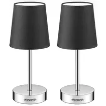 Tischlampe Lumière 2er-Set Anthrazit 32x13x13cm Tischlampe Lumière 2er-Set Anthrazit 32x13x13cm