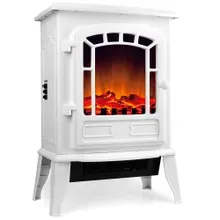 monzana® Elektrischer Kamin Weiß 2000W mit Heizung monzana® Elektrischer Kamin Weiß 2000W mit Heizung