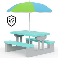Spielwerk® Kindersitzgruppe Mint mit Sonnenschirm Spielwerk® Kindersitzgruppe Mint mit Sonnenschirm