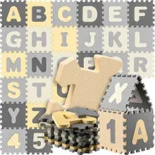 Puzzlematte 86-tlg Grau Puzzlematte 86-tlg Grau