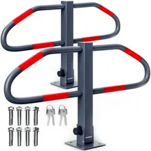 Parkplatzsperre Bogen 2er-Set inkl Schlüssel mit Standsockel Parkplatzsperre Bogen 2er-Set inkl Schlüssel mit Standsockel