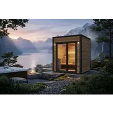 Kleine Außensauna „Lyse” 4m² | 2 x 2 m Kleine Außensauna „Lyse” 4m² | 2 x 2 m