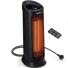 monzana® Heizlüfter MZKH2200 Schwarz Keramik 2000W monzana® Heizlüfter MZKH2200 Schwarz Keramik 2000W