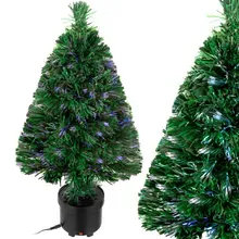 Casaria® Künstlicher Weihnachtsbaum 66cm mit Glasfaserbeleuchtung in 9 Farben Casaria® Künstlicher Weihnachtsbaum 66cm mit Glasfaserbeleuchtung in 9 Farben