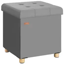 Sitzhocker Anthrazit Samt 42x38x38cm faltbar Sitzhocker Anthrazit Samt 42x38x38cm faltbar