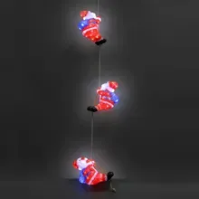 LED Acryl Figur Weihnachtsmann Trio LED Acryl Figur Weihnachtsmann Trio