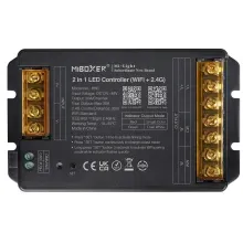 MiBoxer HW2 WiFi & 2.4G Funk LED Controller – 2-in-1, einfarbig & CCT, 12-48 V, 30 A, Push-Dim MiBoxer HW2 WiFi & 2.4G Funk LED Controller – 2-in-1, einfarbig & CCT, 12-48 V, 30 A, Push-Dim