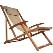 Gartenliege Creme Akazienholz 94x60x94cm Gartenliege Creme Akazienholz 94x60x94cm