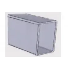 Alueinsteckverbinder zu Endlosverlängerung des Alukonstruktionsprofils, 23 x 43 mm Alueinsteckverbinder zu Endlosverlängerung des Alukonstruktionsprofils, 23 x 43 mm