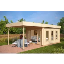 Gartenhaus mit Sonnendach “Jacob E” 7x4m | Großes Gartenhaus mit Sonnendach aus Holz | Gartenhaus mit Flachdach Gartenhaus mit Sonnendach “Jacob E” 7x4m | Großes Gartenhaus mit Sonnendach aus Holz | Gartenhaus mit Flachdach