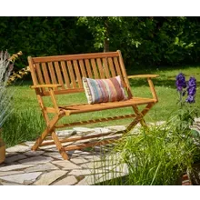 Gartenbank Eukalyptusholz FSC®-zertifiziert 120x55x90cm Gartenbank Eukalyptusholz FSC®-zertifiziert 120x55x90cm