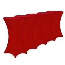 Stehtischhusse 5er-Set Bordeaux Ø80cm Stehtischhusse 5er-Set Bordeaux Ø80cm