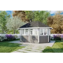Großer Grillpavillon “Albatros” 5x3m | Grillpavillon aus Holz | Gartenhaus 3x5m | Grillkota | Gartenhaus mit Grill Großer Grillpavillon “Albatros” 5x3m | Grillpavillon aus Holz | Gartenhaus 3x5m | Grillkota | Gartenhaus mit Grill
